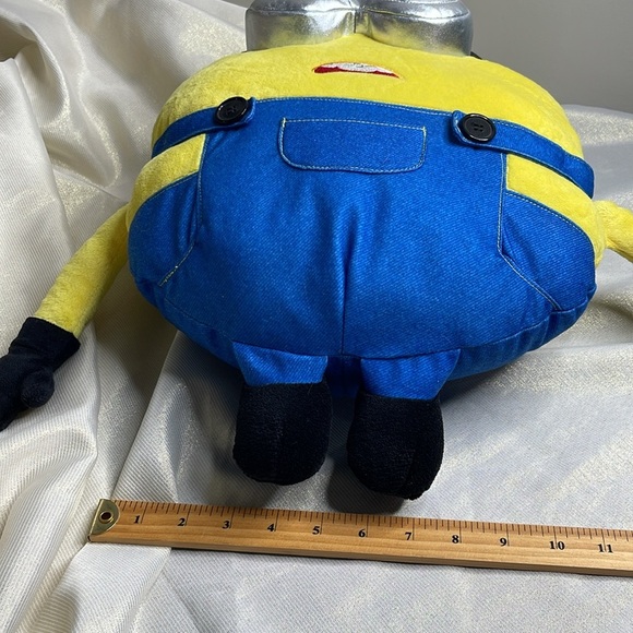 Universal City Studios Illumination Otto Minions Yellow Blue Plush Toy Goggles - Picture 7 of 7